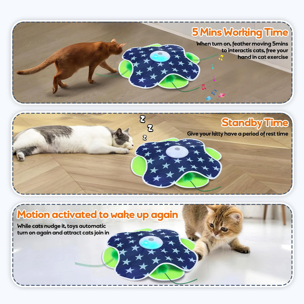 Oxawo dual-sided fabric cover in blue and green for scratching