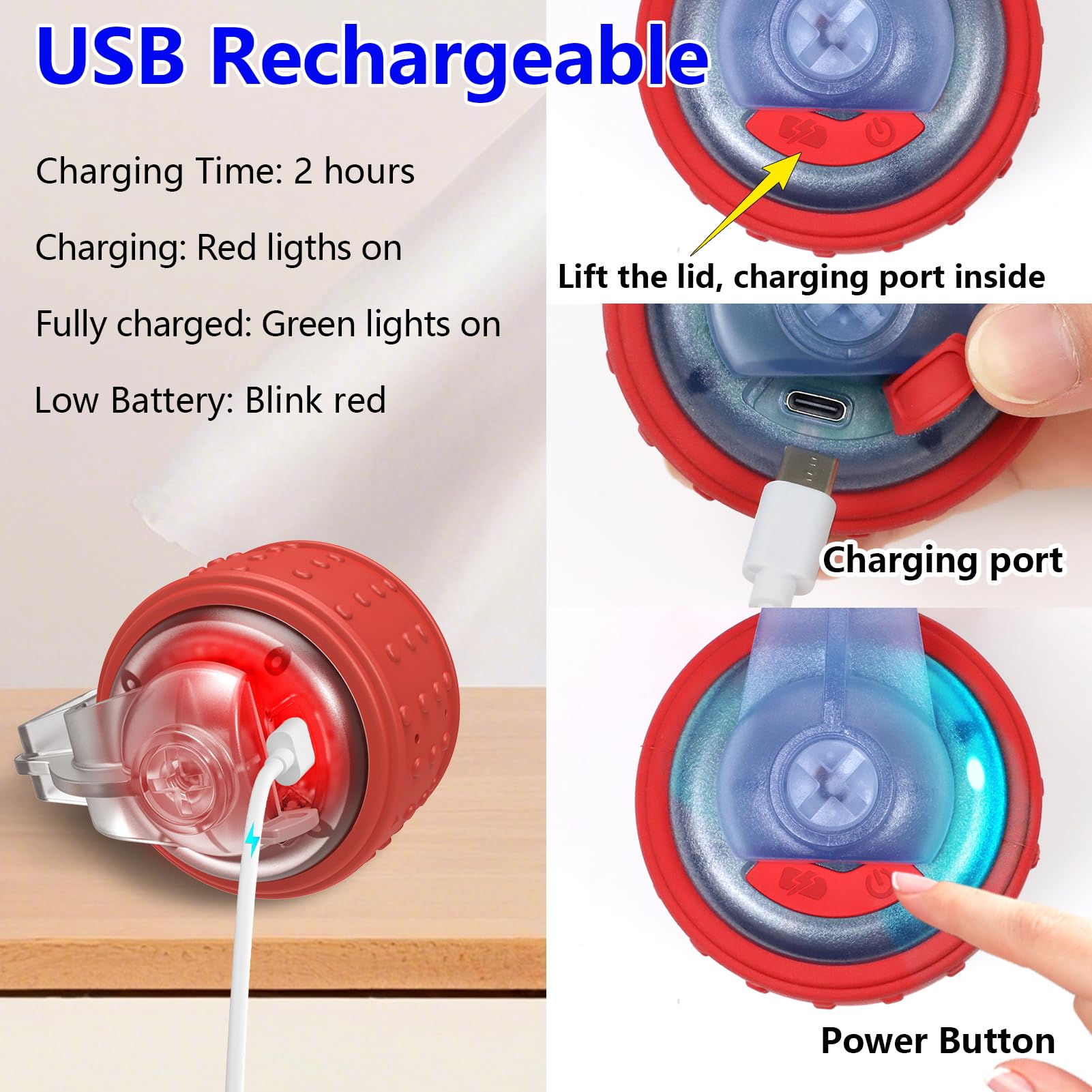Oxawo portable USB rechargeable design for play anywhere