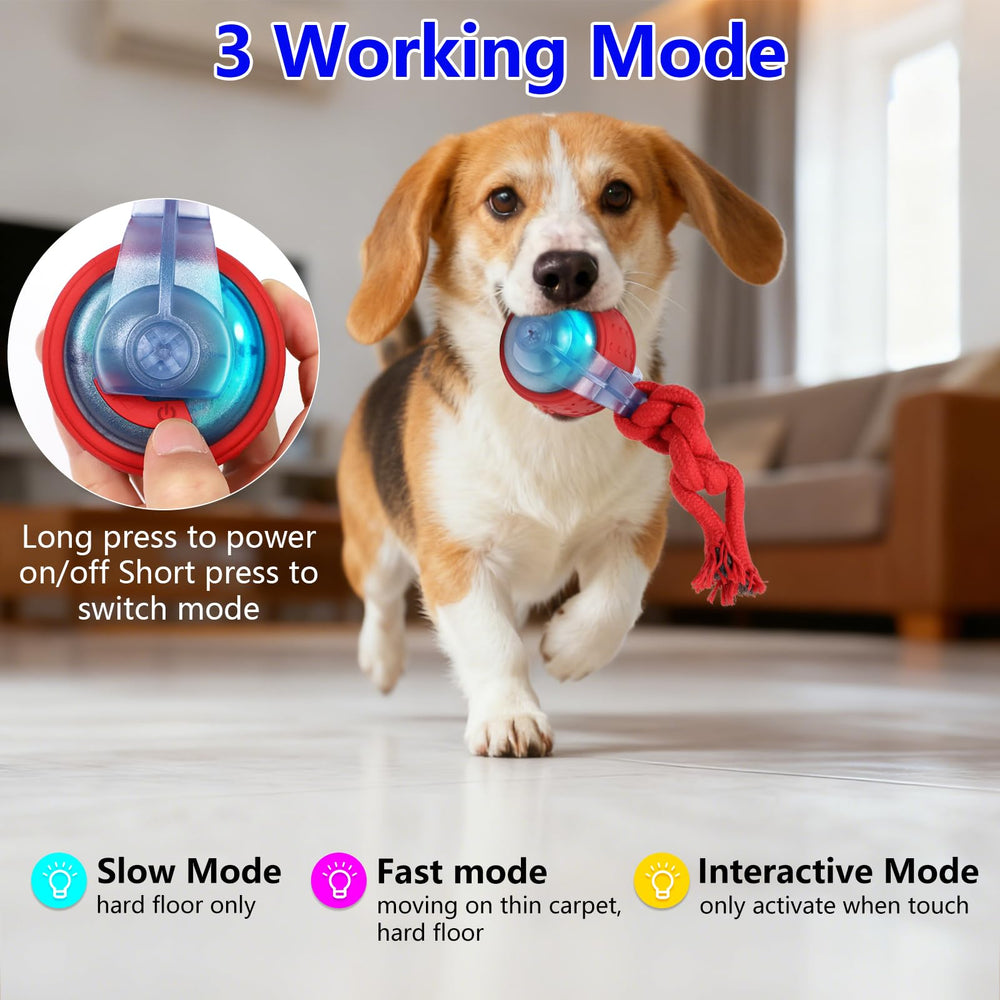 Oxawo Wiggles Ball LED indicators show power mode