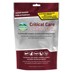 Oxbow Carnivore Care packaging, trusted recovery support for cats and ferrets.