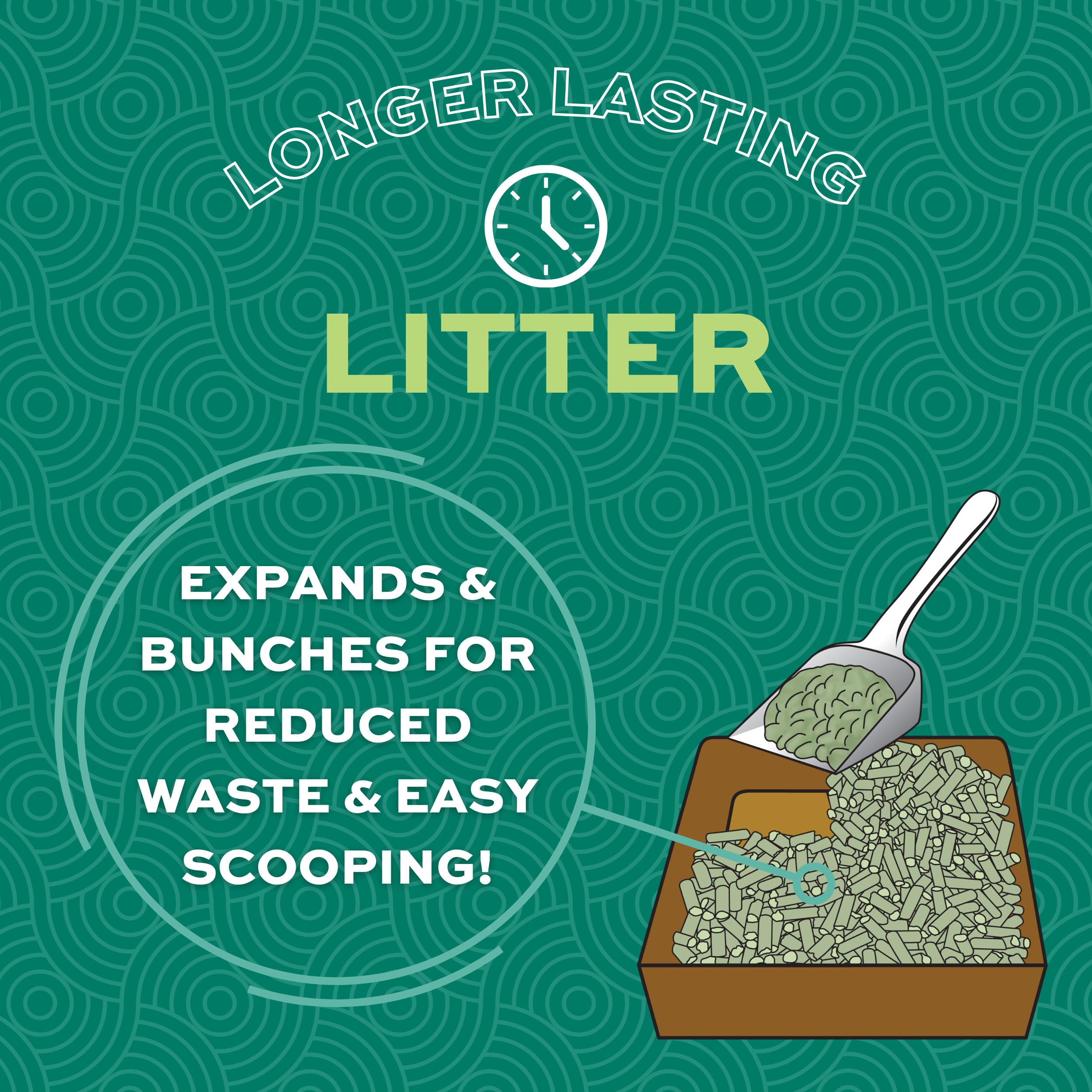 Oxbow Eco Straw Litter made from natural wheat straw materials.