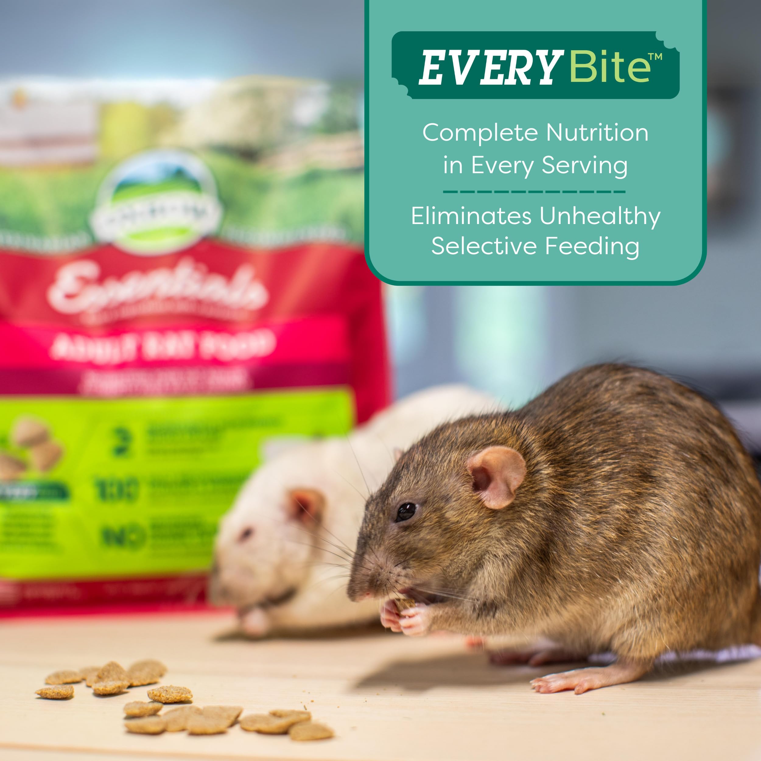 Not suitable for growing or gestating rats; use Young Rat Food