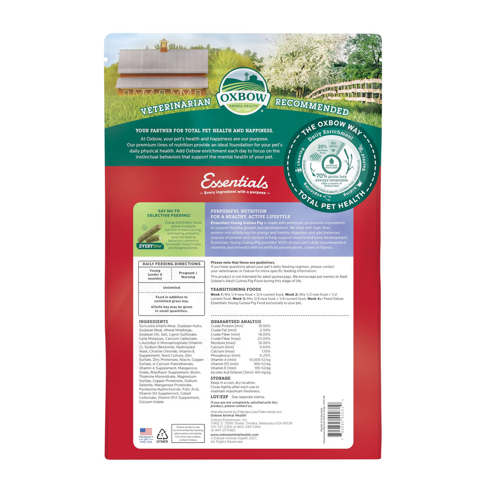 Oxbow Essentials alfalfa hay pellets close-up emphasizing uniform texture.