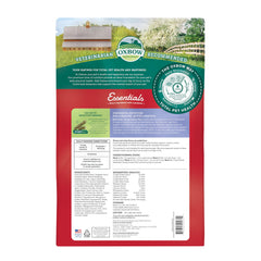 Oxbow Essentials alfalfa hay pellets close-up emphasizing uniform texture.