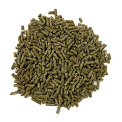 Oxbow Essentials Chinchilla Food high-fiber timothy hay base supports digestive health.