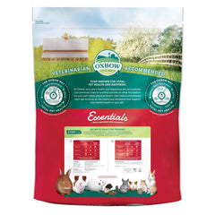 Oxbow Essentials chinchilla pellets close-up shows uniform shape for picky eaters.