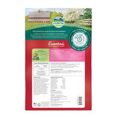 Oxbow Essentials Young Rabbit Packaging highlights USA-made quality