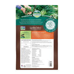 Oxbow Garden Select Timothy hay ingredients provide natural texture.