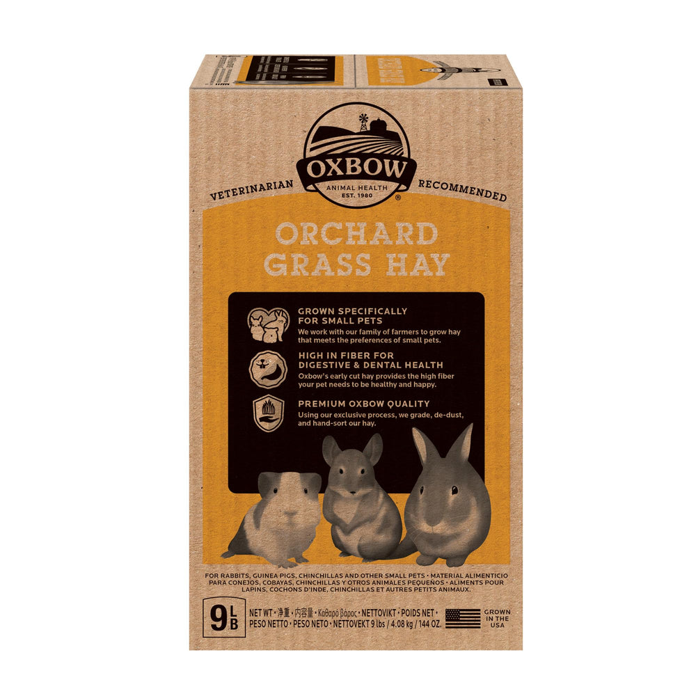 Oxbow Orchard Grass Hay premium all-natural composition without additives.