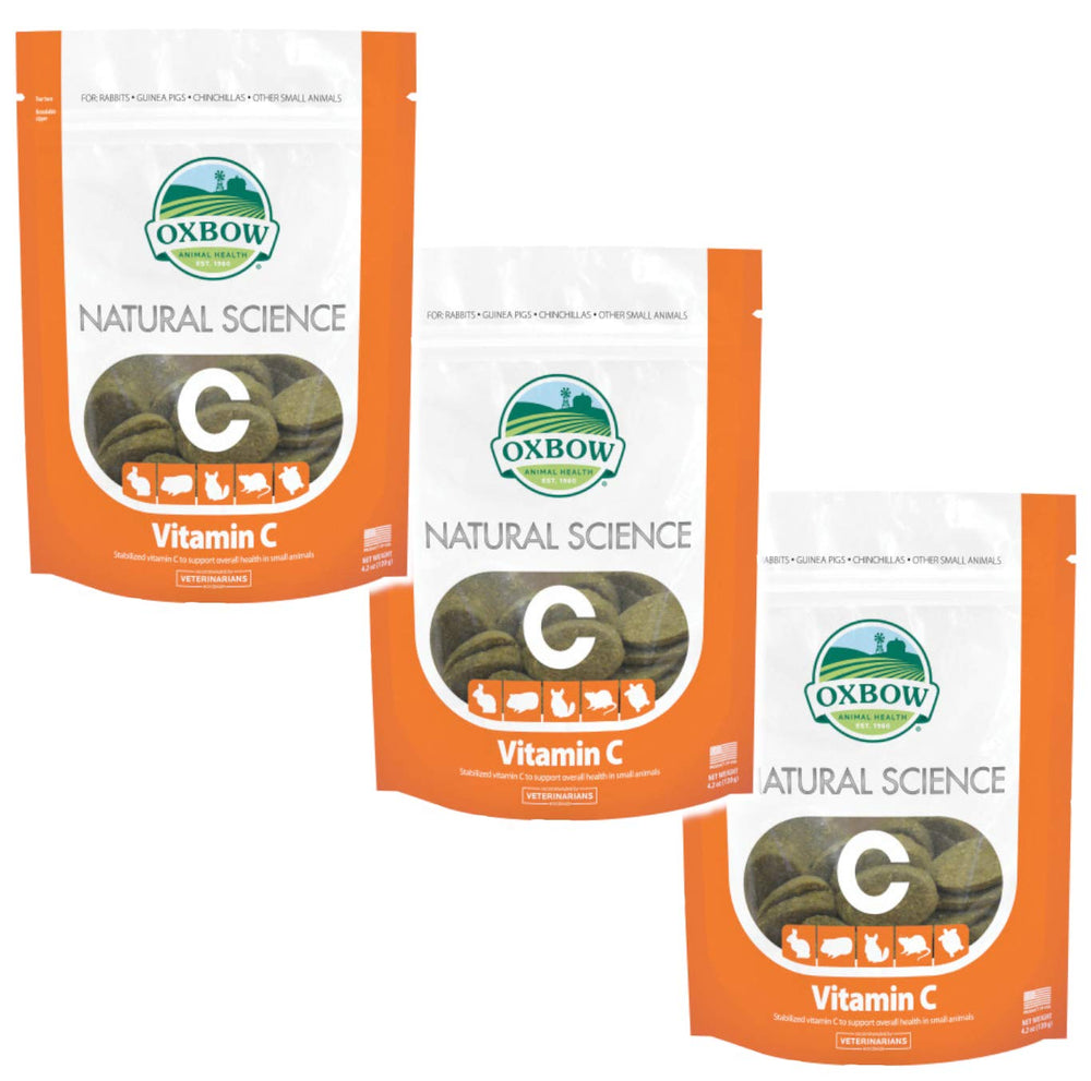 Oxbow supplement being used with a small animal demonstrates practical use.