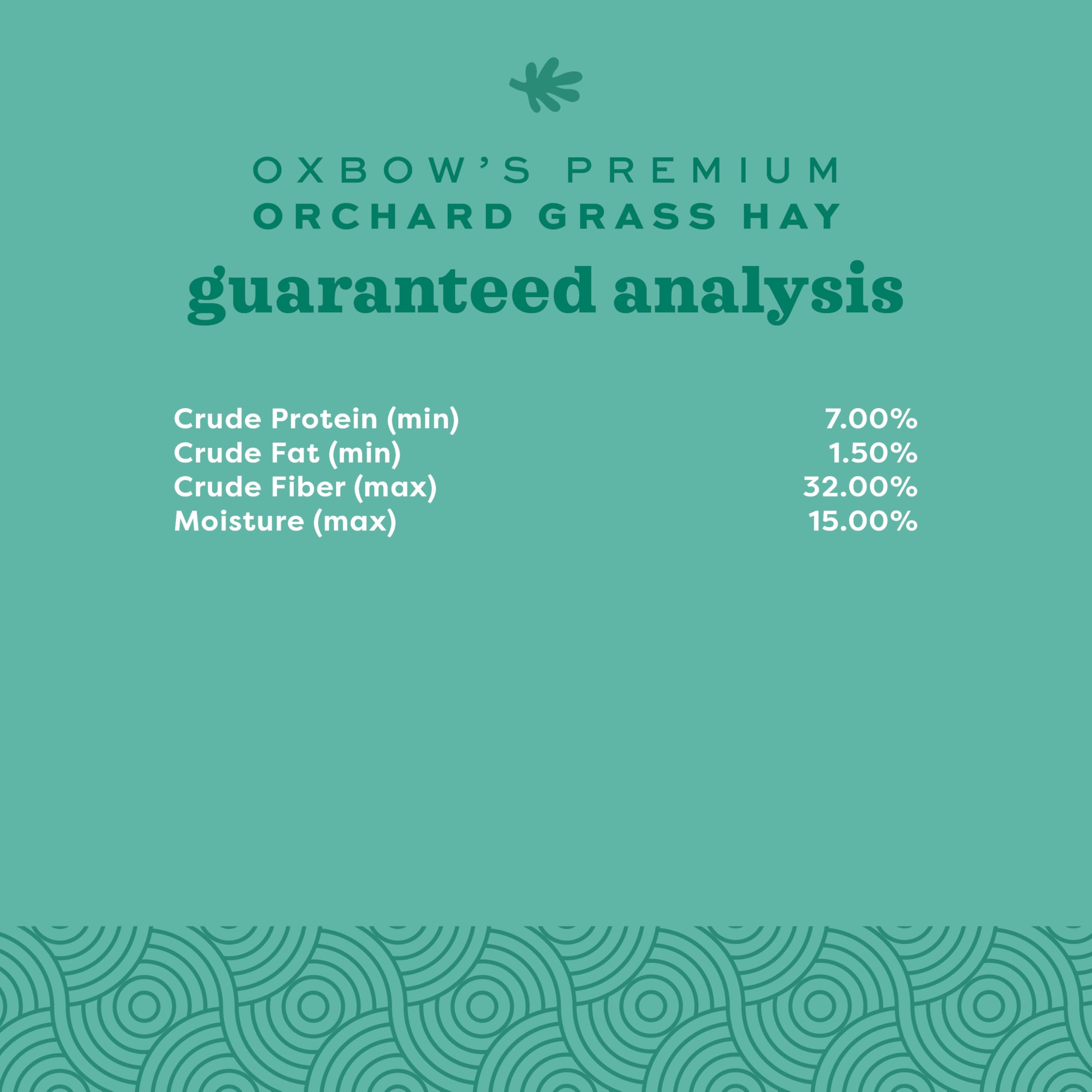Oxbow Orchard Grass Hay aroma stimulates appetite while delivering a wholesome grazing experience