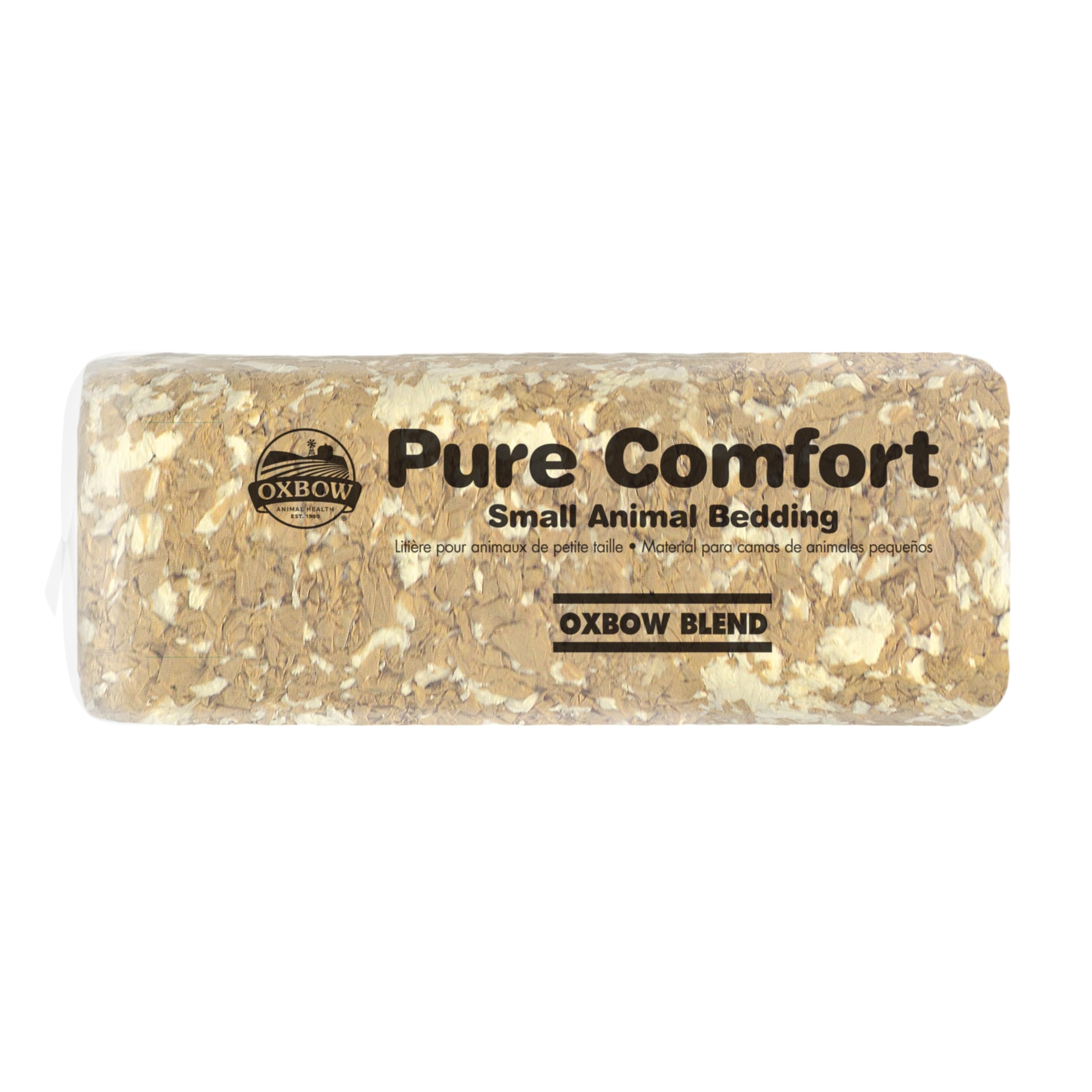 Oxbow Pure Comfort White Bedding comes in a 178-liter bag for easy storage.