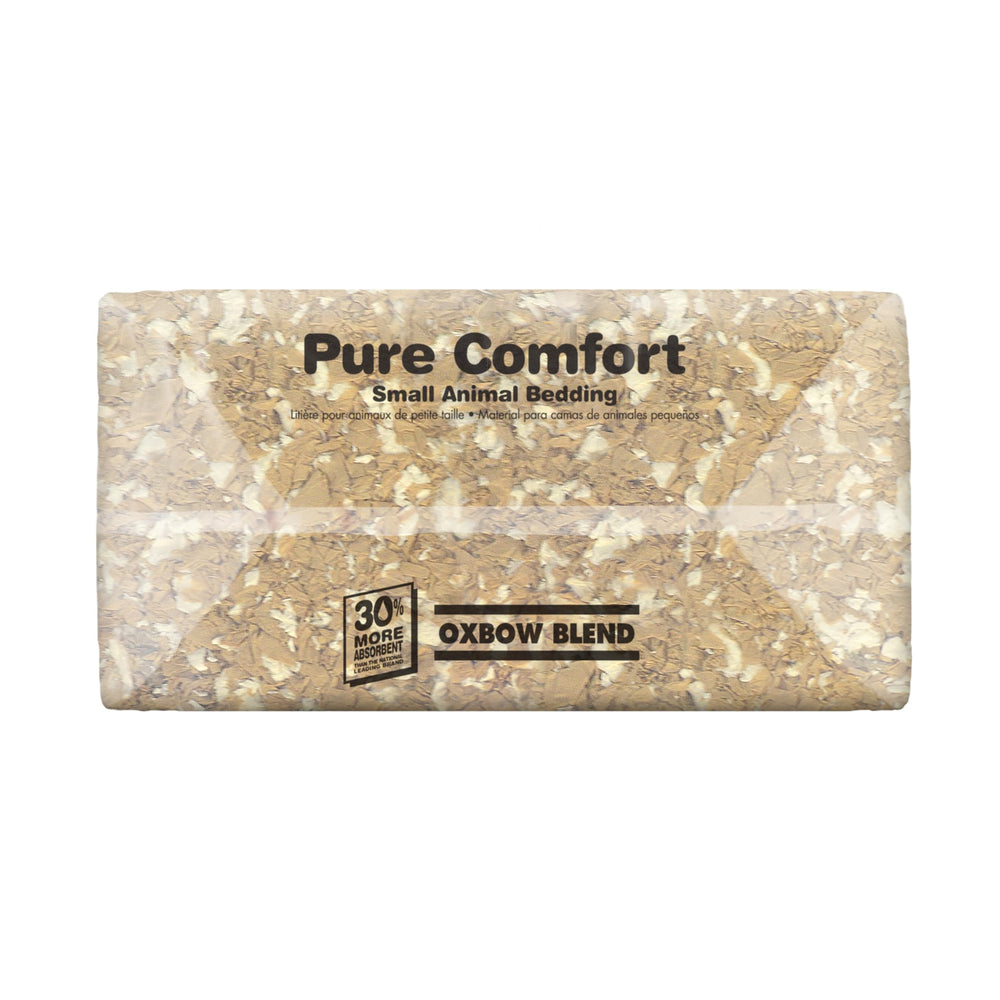 Oxbow Pure Comfort White Bedding is ideal for small pets' litter boxes.