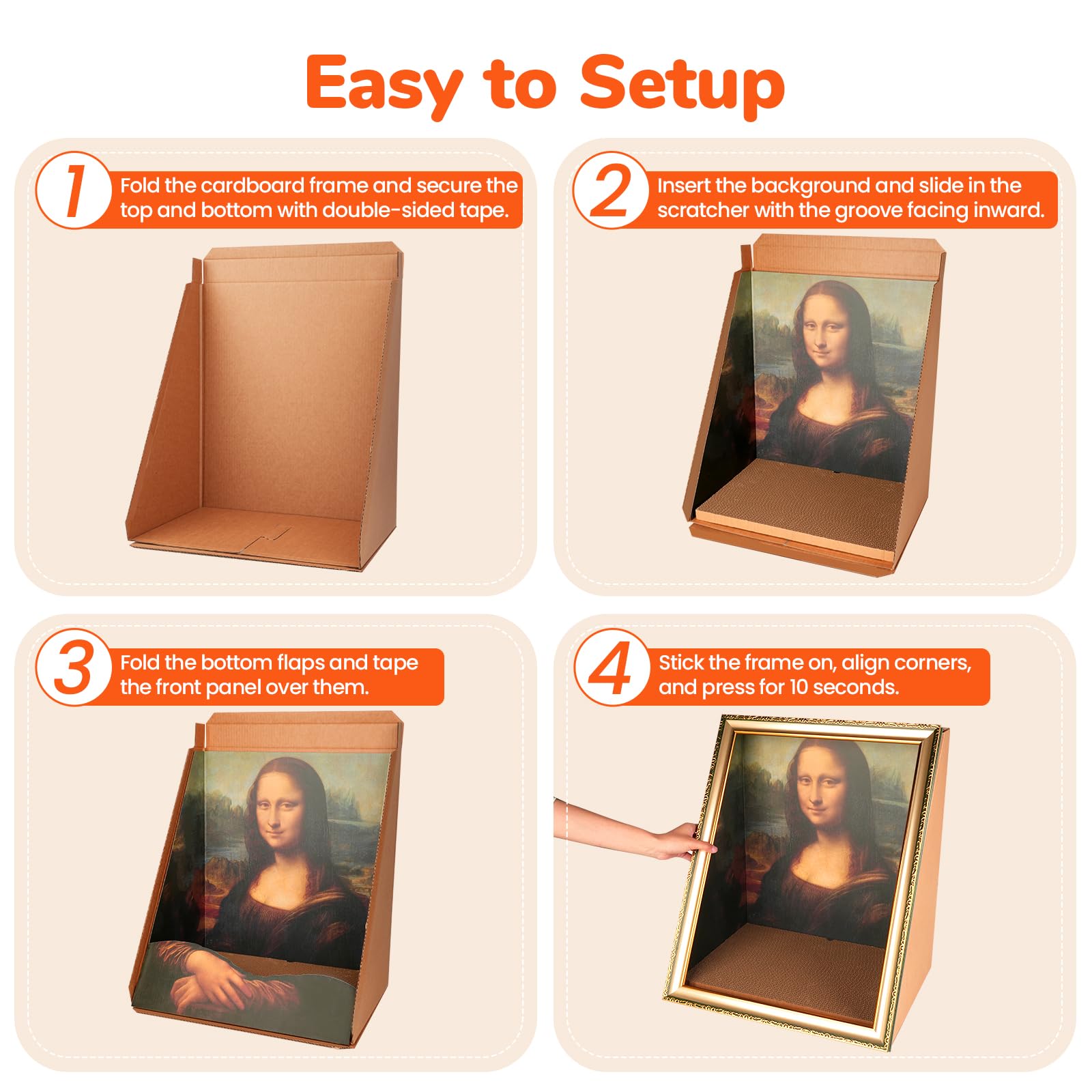 Oxfraki Mona Lisa cat bed makes a thoughtful gift.