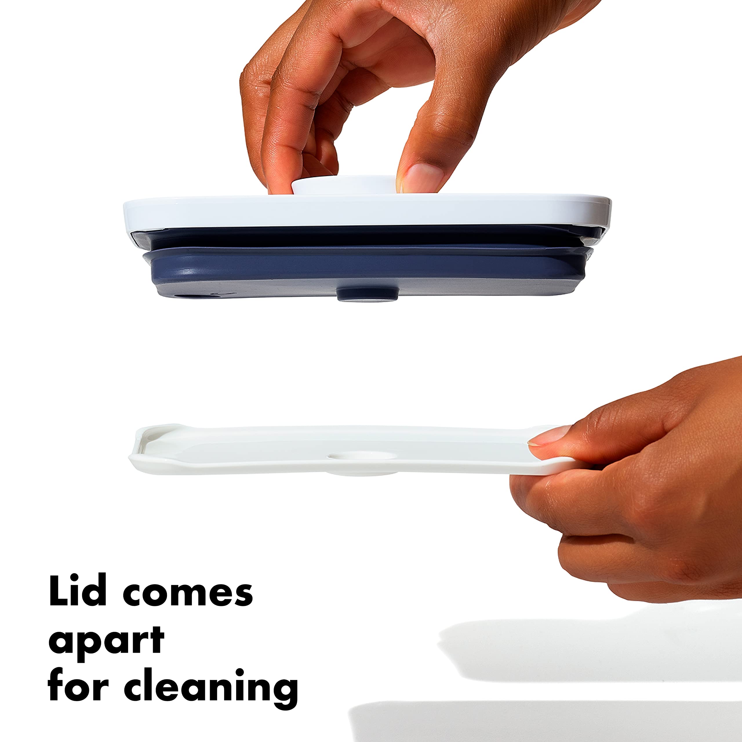 OXO Good Grips Pet POP container is dishwasher-safe for easier cleanup.