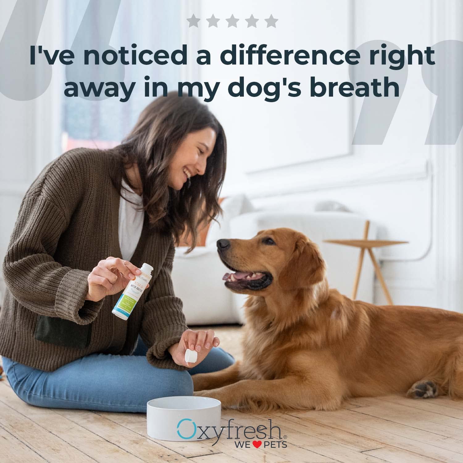 Oxyfresh Premium Pet Dental Kit complete set for easy at home care