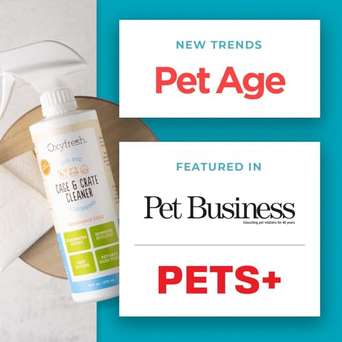 Oxyfresh pet odor deodorization spray refreshing crated spaces
