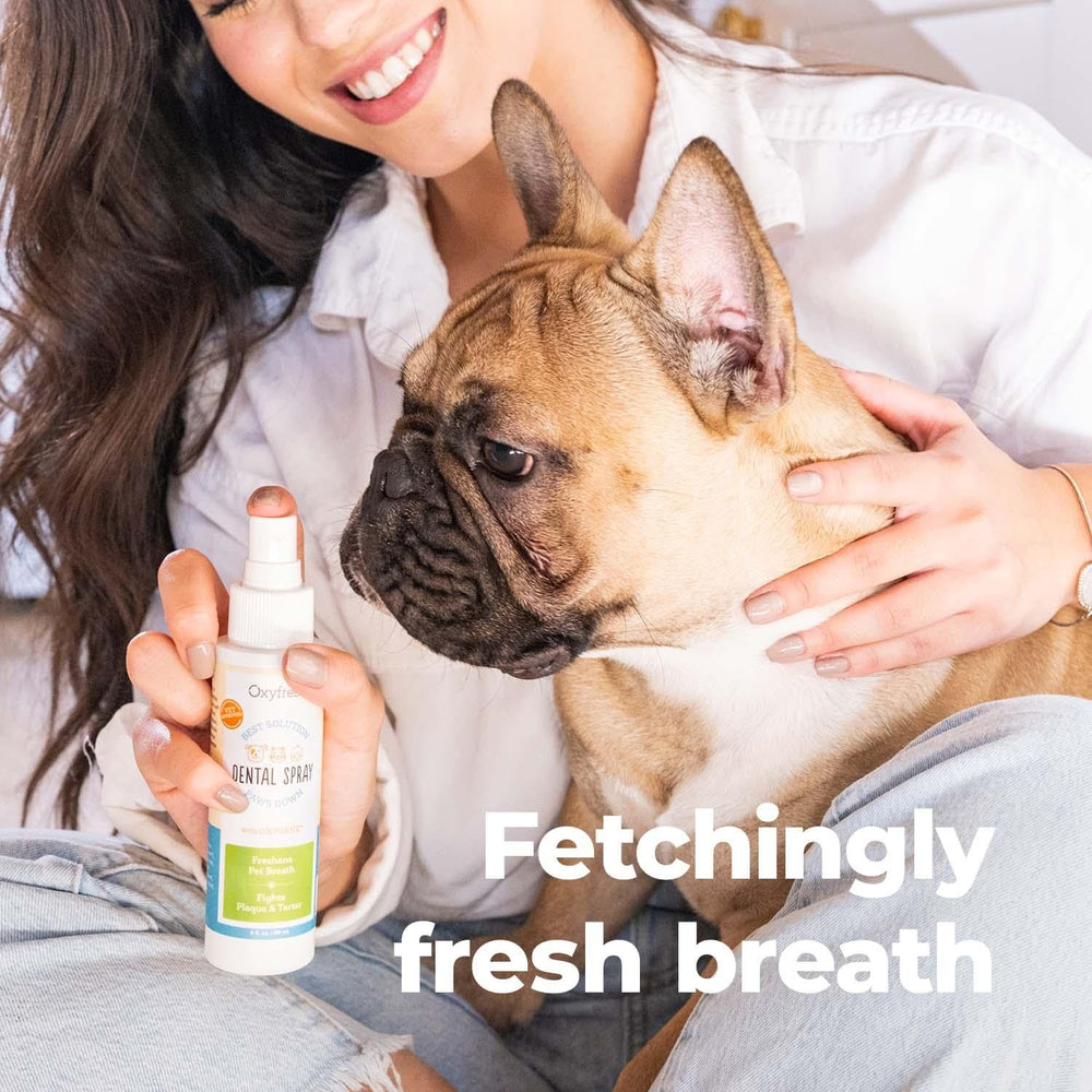 Oxyfresh safety ingredients label highlights non-toxic formula.