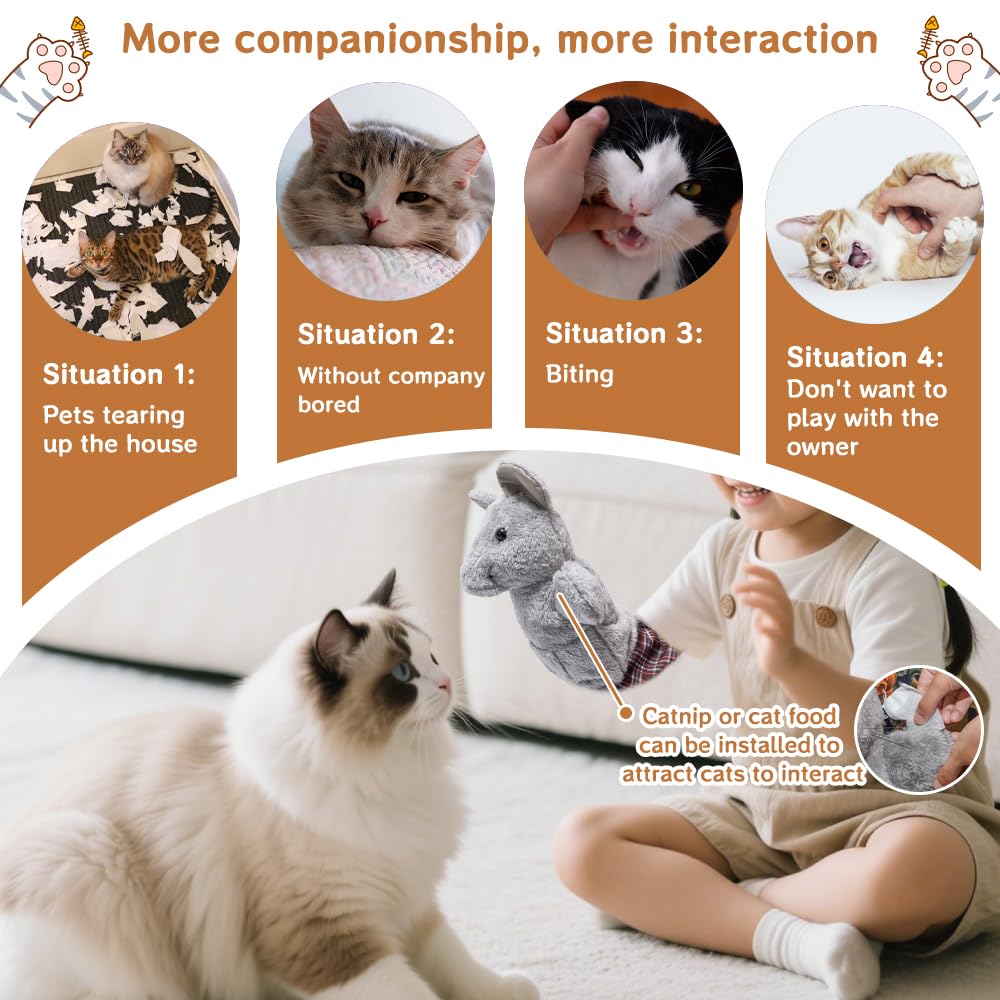 oyeftp Cat Wrestling Glove adjustable fit snug and secure for any hand