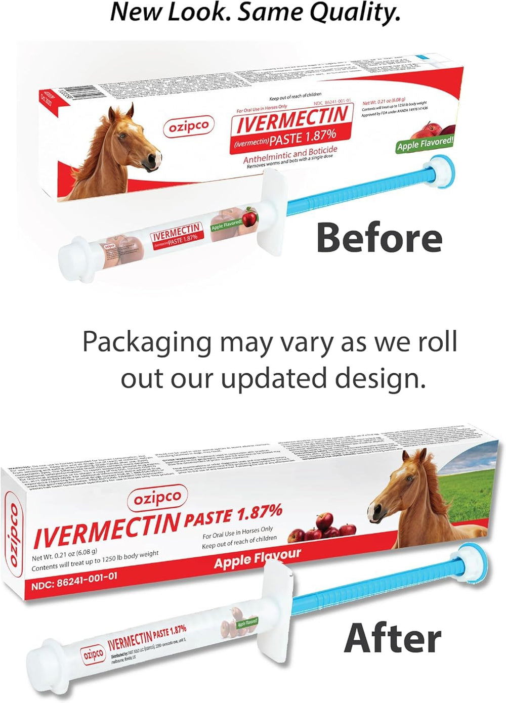 OZIPCO three pack syringes provides convenient dosing for ongoing care.