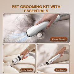 Ozumek grooming brush with metal pins highlights gentle detangling and skin-safe grooming