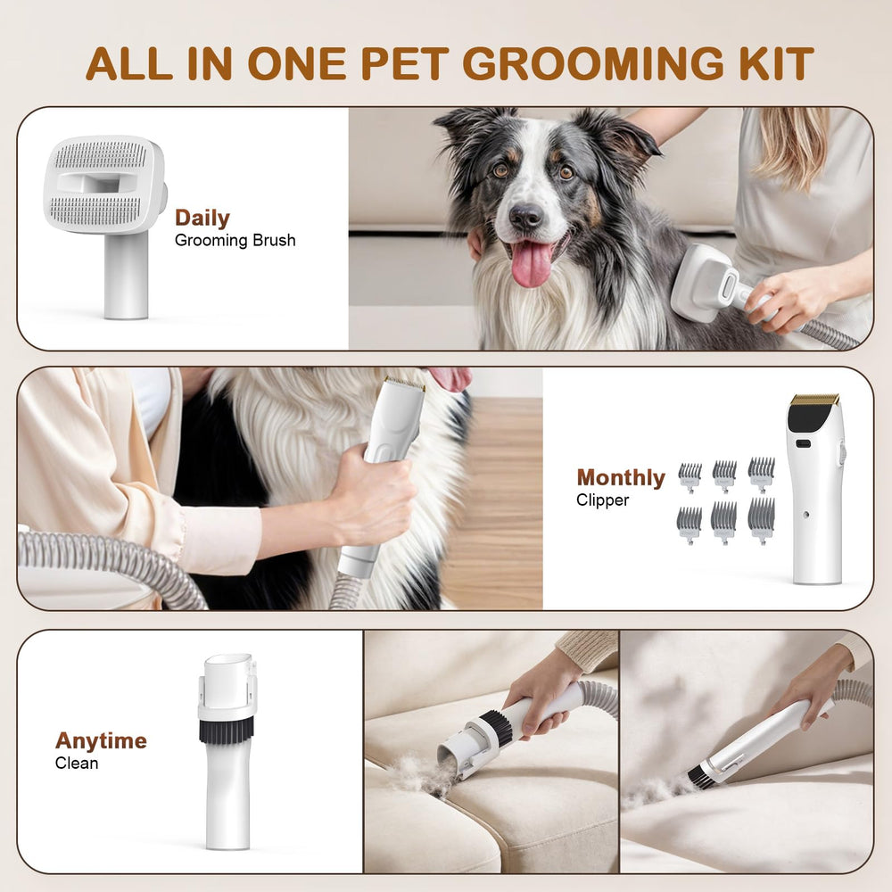 Ozumek silent low-noise mode supports calm grooming sessions for anxious pets