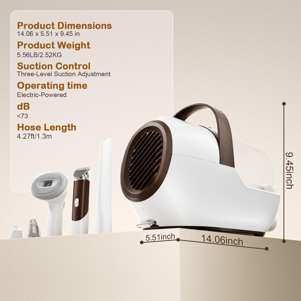 Ozumek storage bag camel organizes accessories for quick grooming sessions
