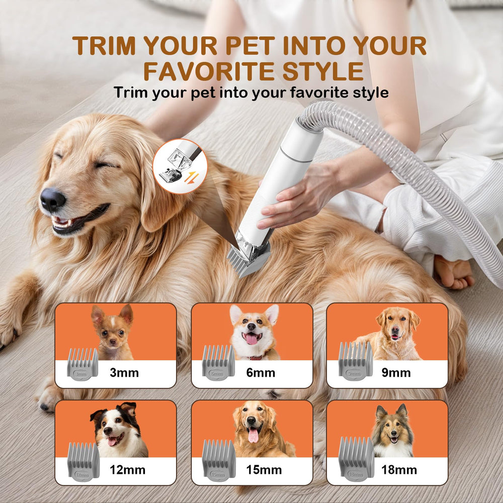 Ozumek vacuum hose extended camel enables flexible grooming