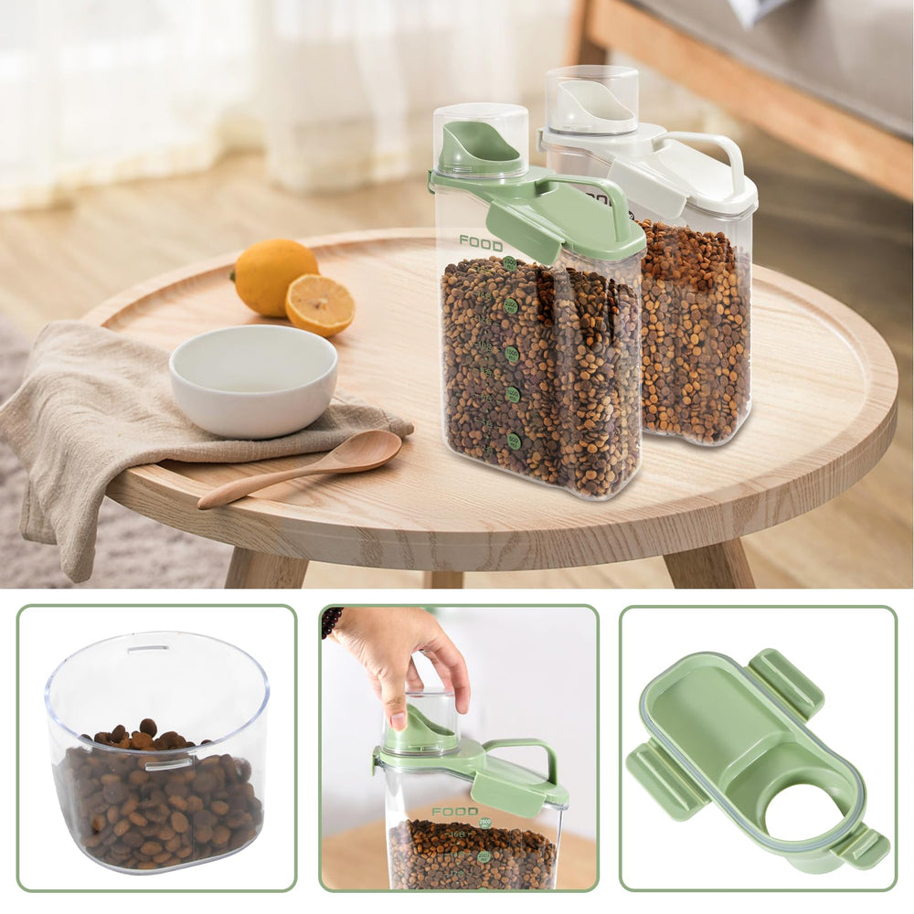 P-ZOONPE transparent body shows remaining food at a glance.