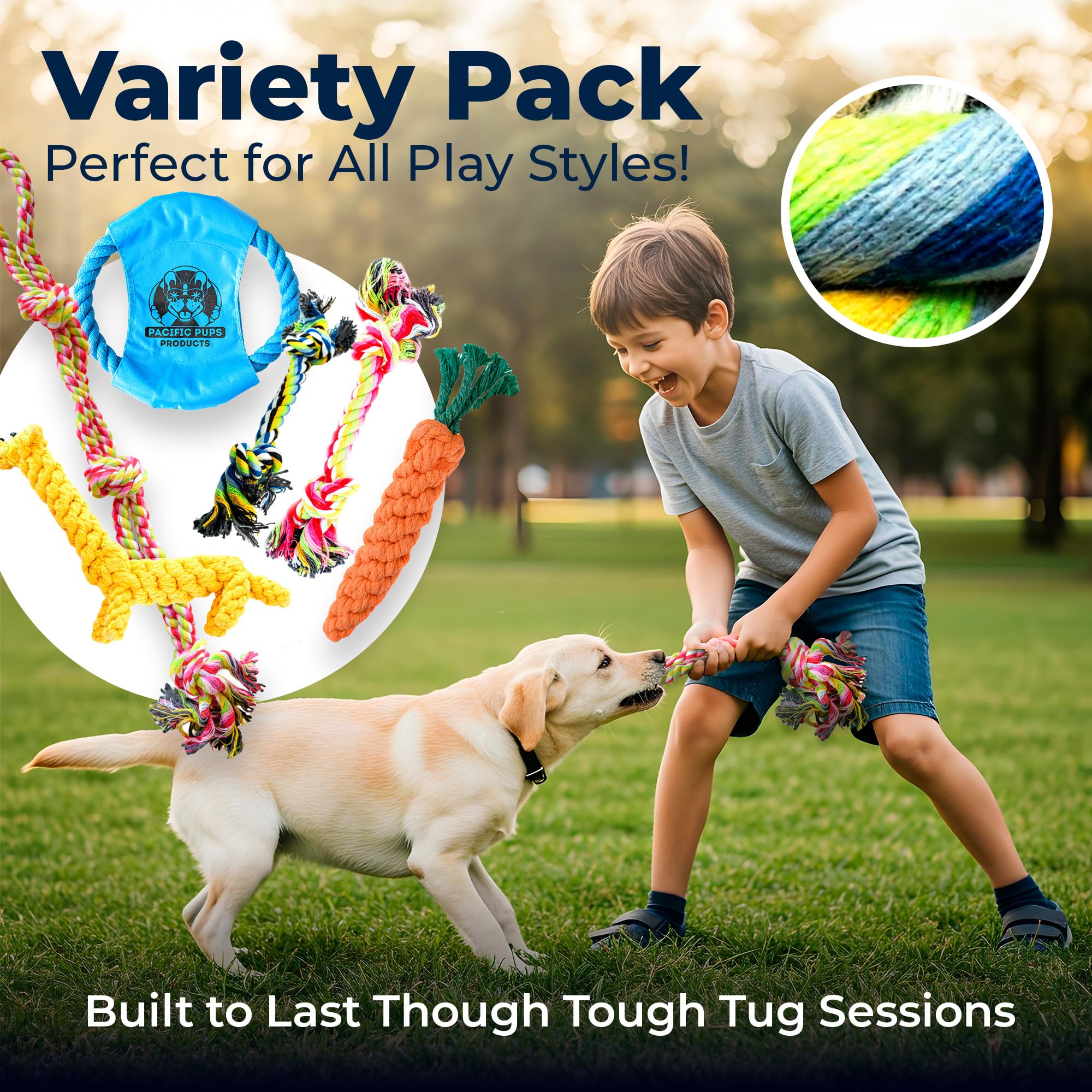 Pacific Pups dental carrot flossie toy for teething relief.