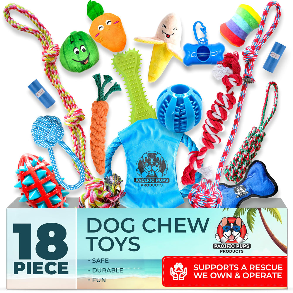 Pacific Pups chew toys for teething and chewing