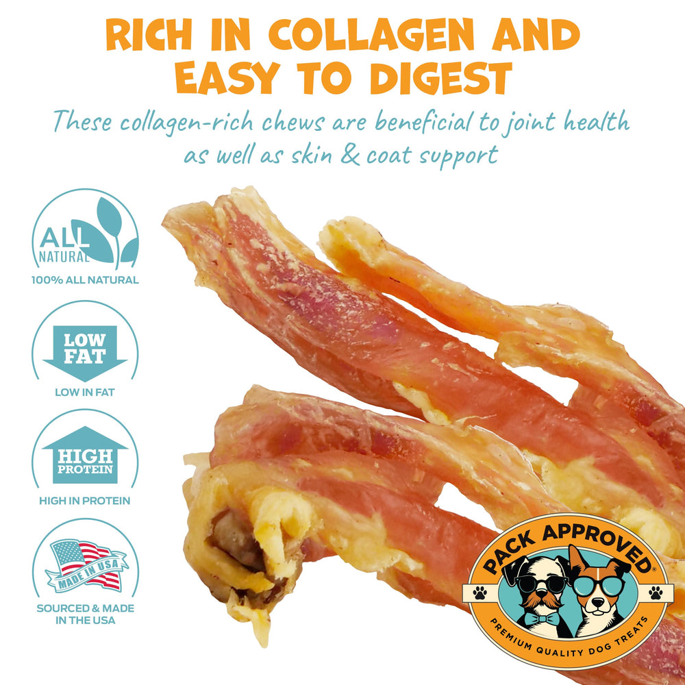 Pack Approved beef tendon chew that is rawhide-free and digestible