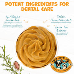 Pack Approved peanut butter promotes breath freshness during daily routines.