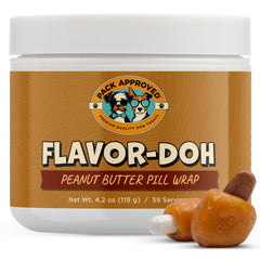 Pack Approved Flavor-Doh wrap-around pill demonstrates easy pill hiding for dogs.