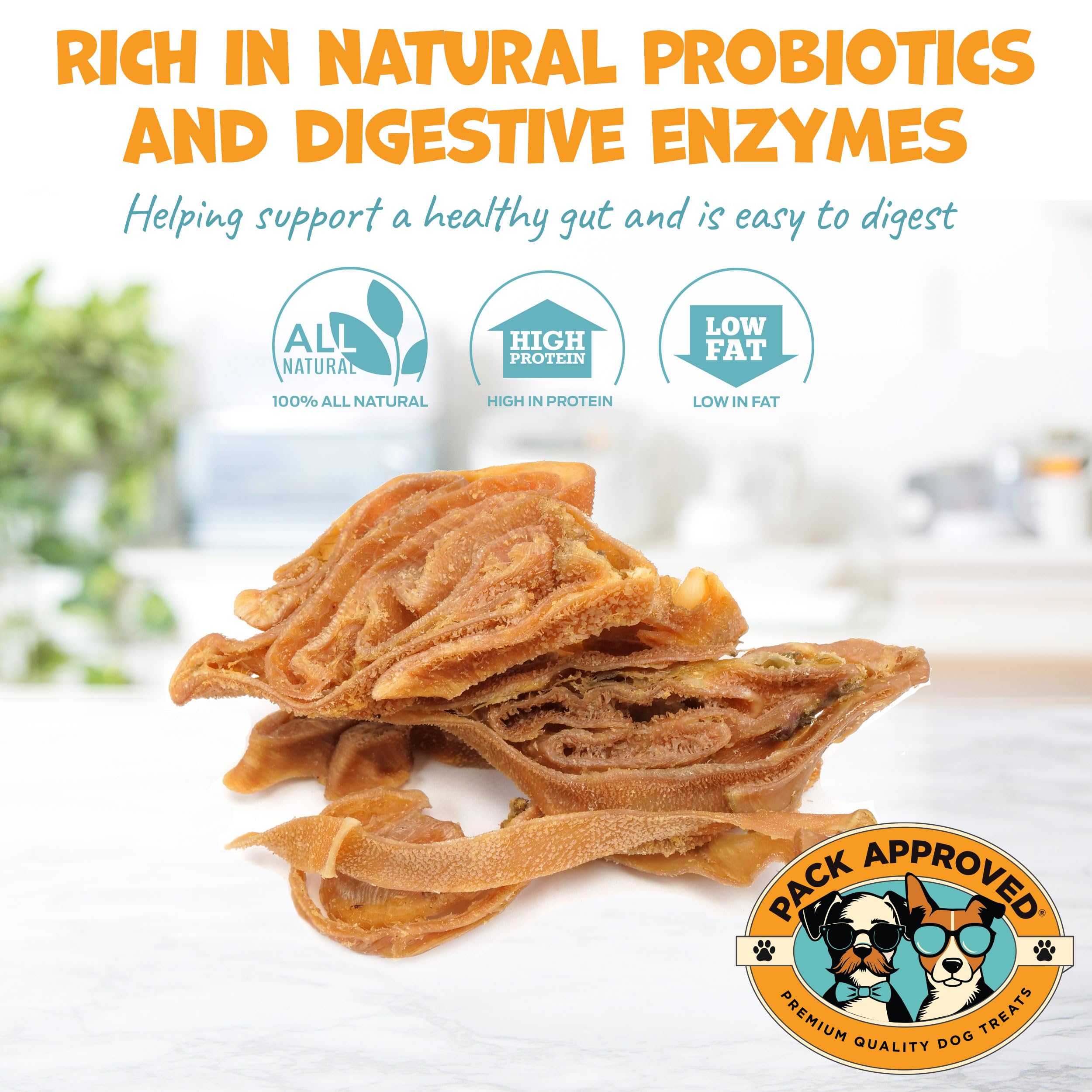 Pack Approved Lamb Tripe treats ready for portioning and rewards.