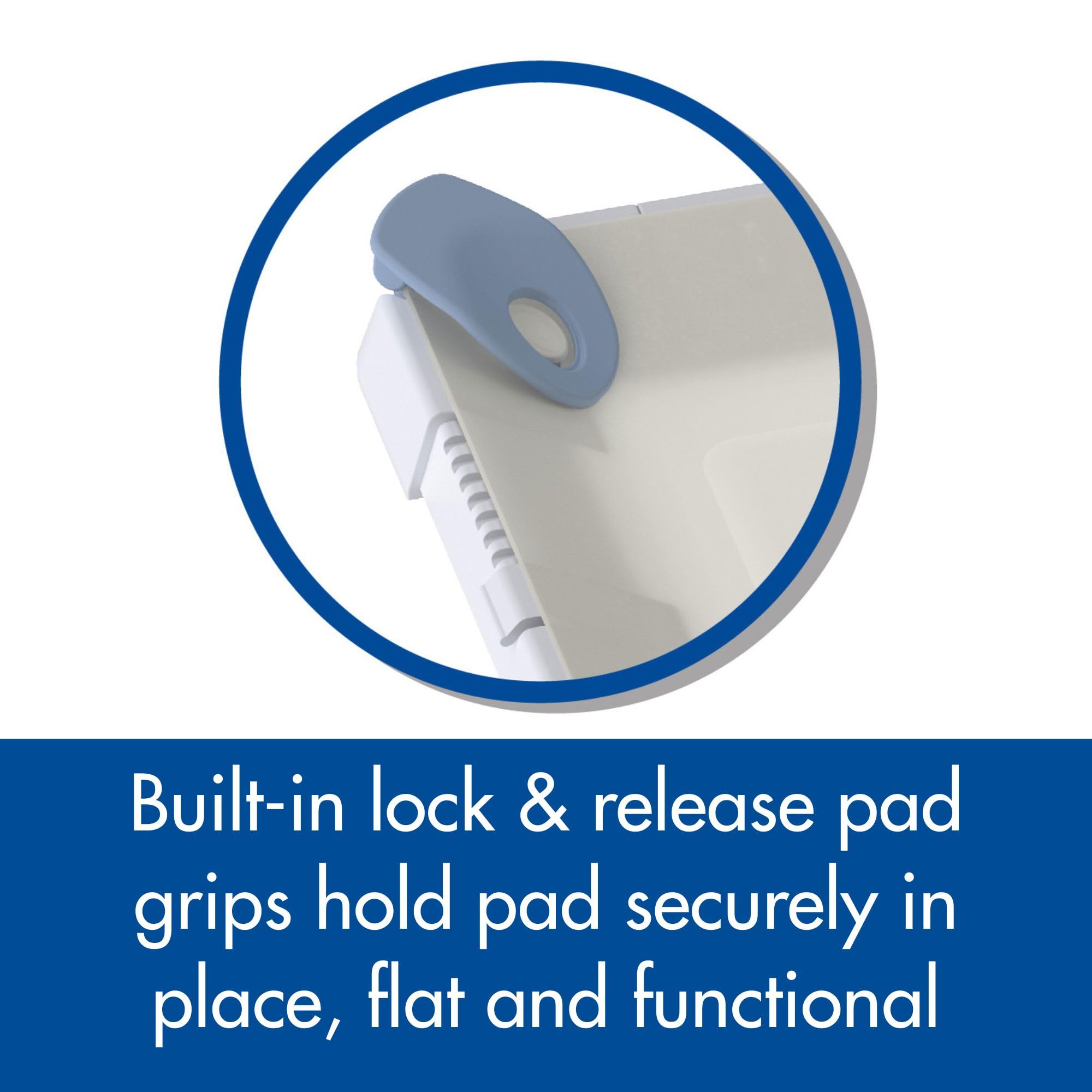 Pad Genius ABS construction is lightweight yet durable for daily use
