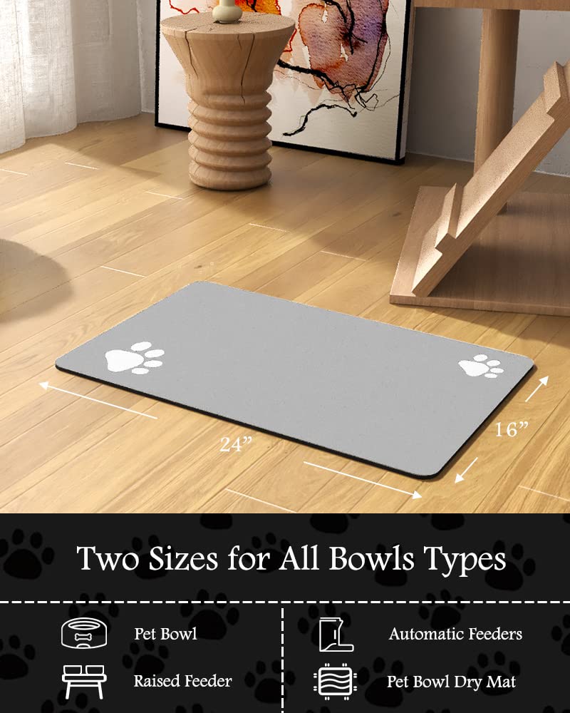 PADOOR no-stains mat resists marks from food and water
