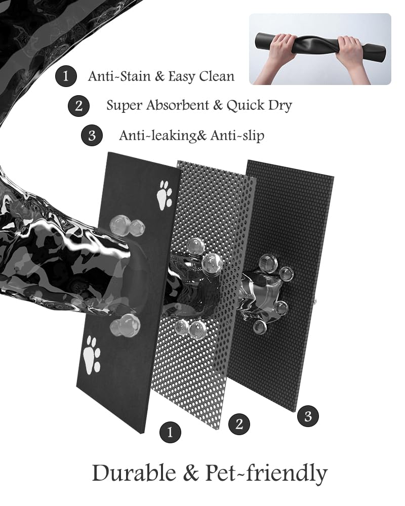PADOOR easy-clean mat simplifies daily maintenance and storage.