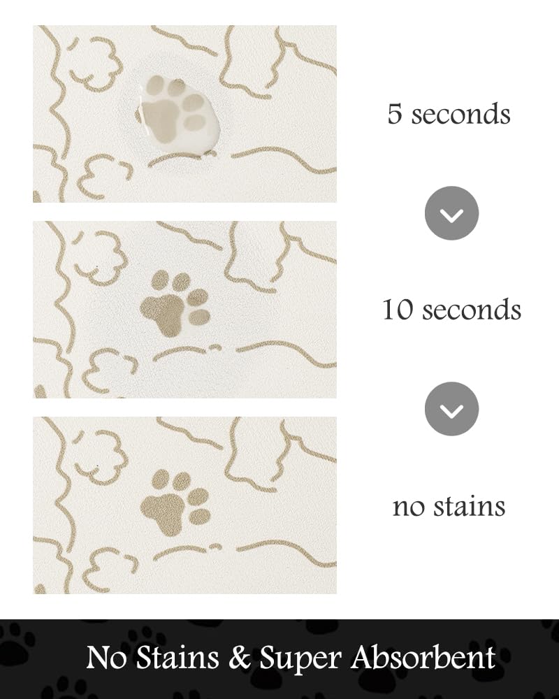 PADOOR mat design that resists stains and stays clean between uses.