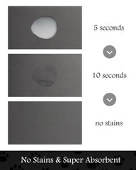 PADOOR quick-dry mat prevents puddles after meals for mess-free kitchen areas.