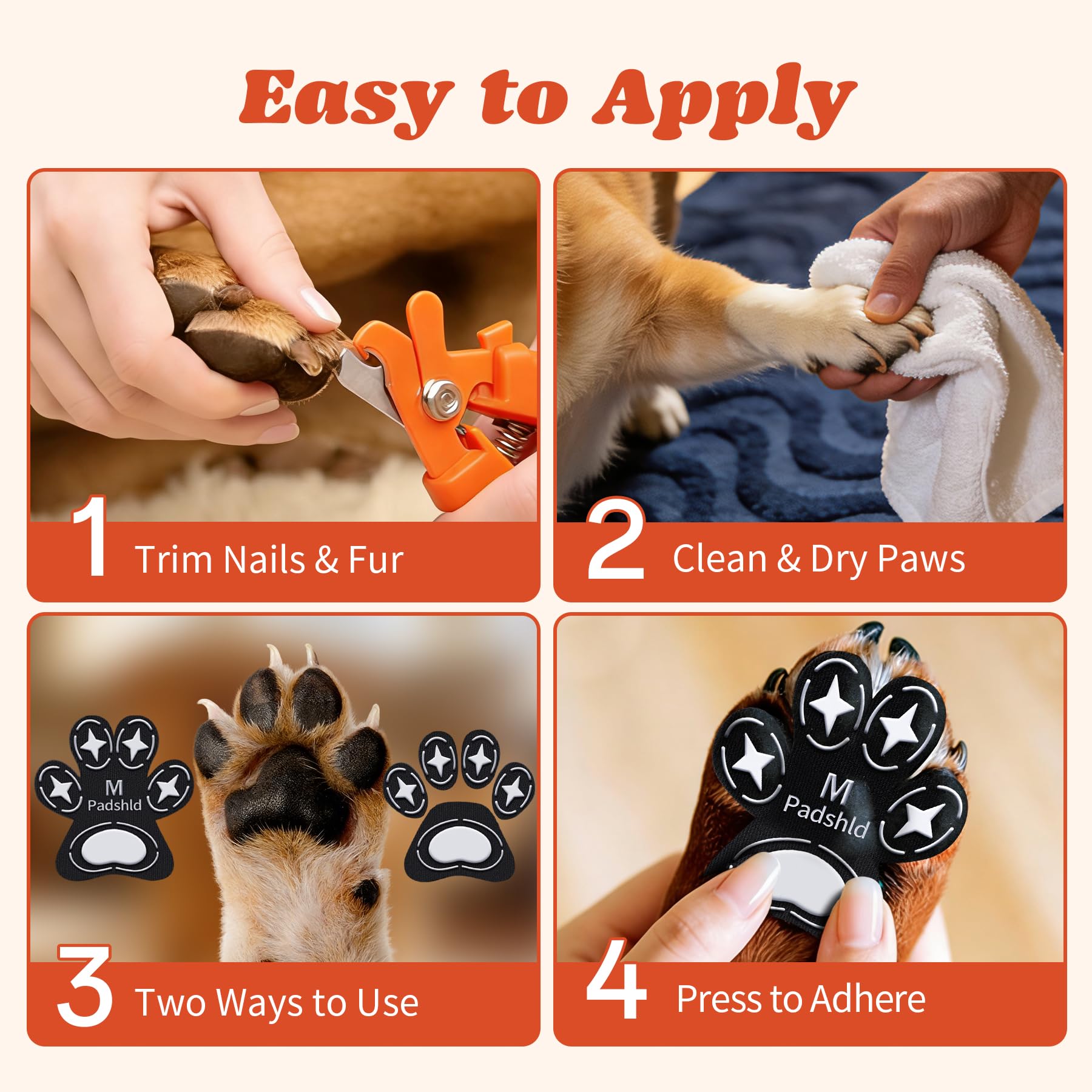 Padshld secure adhesive keeps pads in place during daily activities