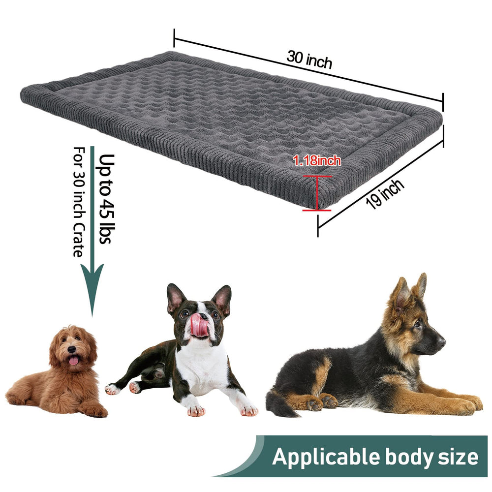 Pagged crate pad is lightweight and portable for home or car use.