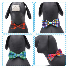 Pai Sence large plaid bow tie 13x8 cm adds bold charm