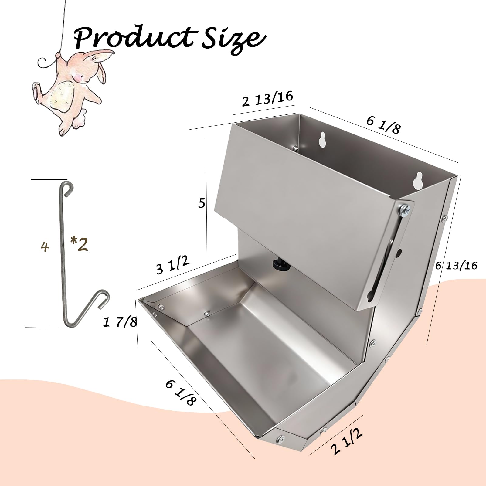 Paiaojia large-capacity feeder holds multiple days of feed