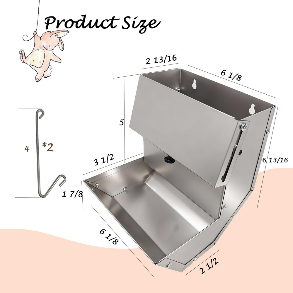 Paiaojia large-capacity feeder holds multiple days of feed