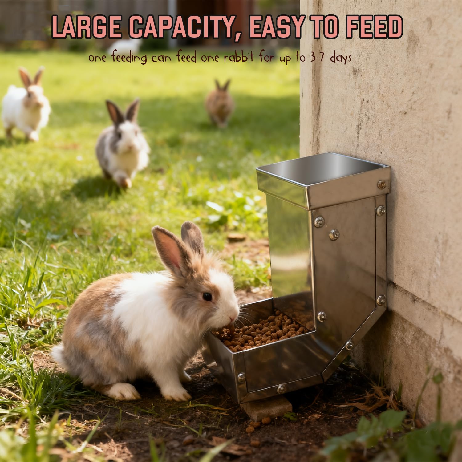 Paiaojia outdoor-ready metal feeder withstands outdoor conditions