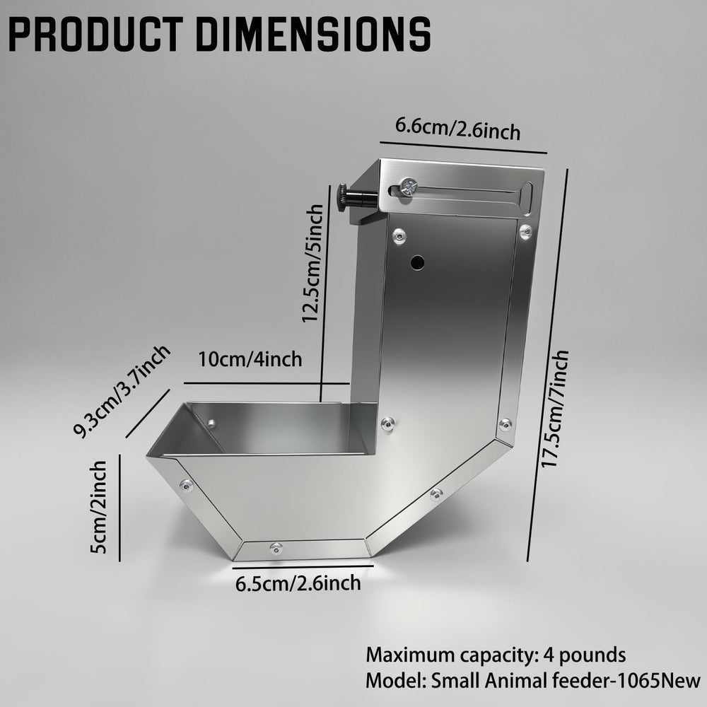 Paiaojia hanging option keeps feeder securely in the cage