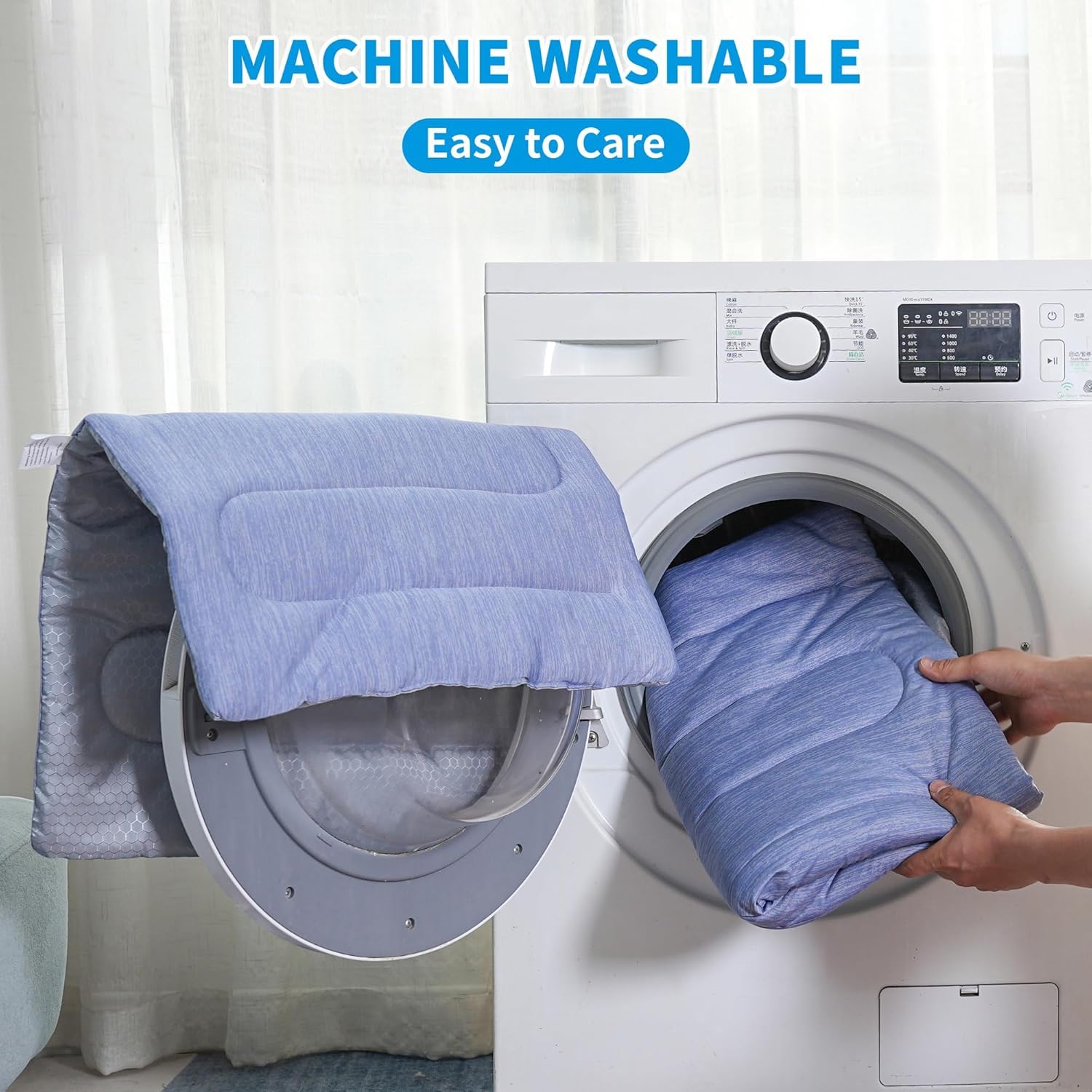 Easy-clean PAIGTEK mat after outdoor use, machine washable.