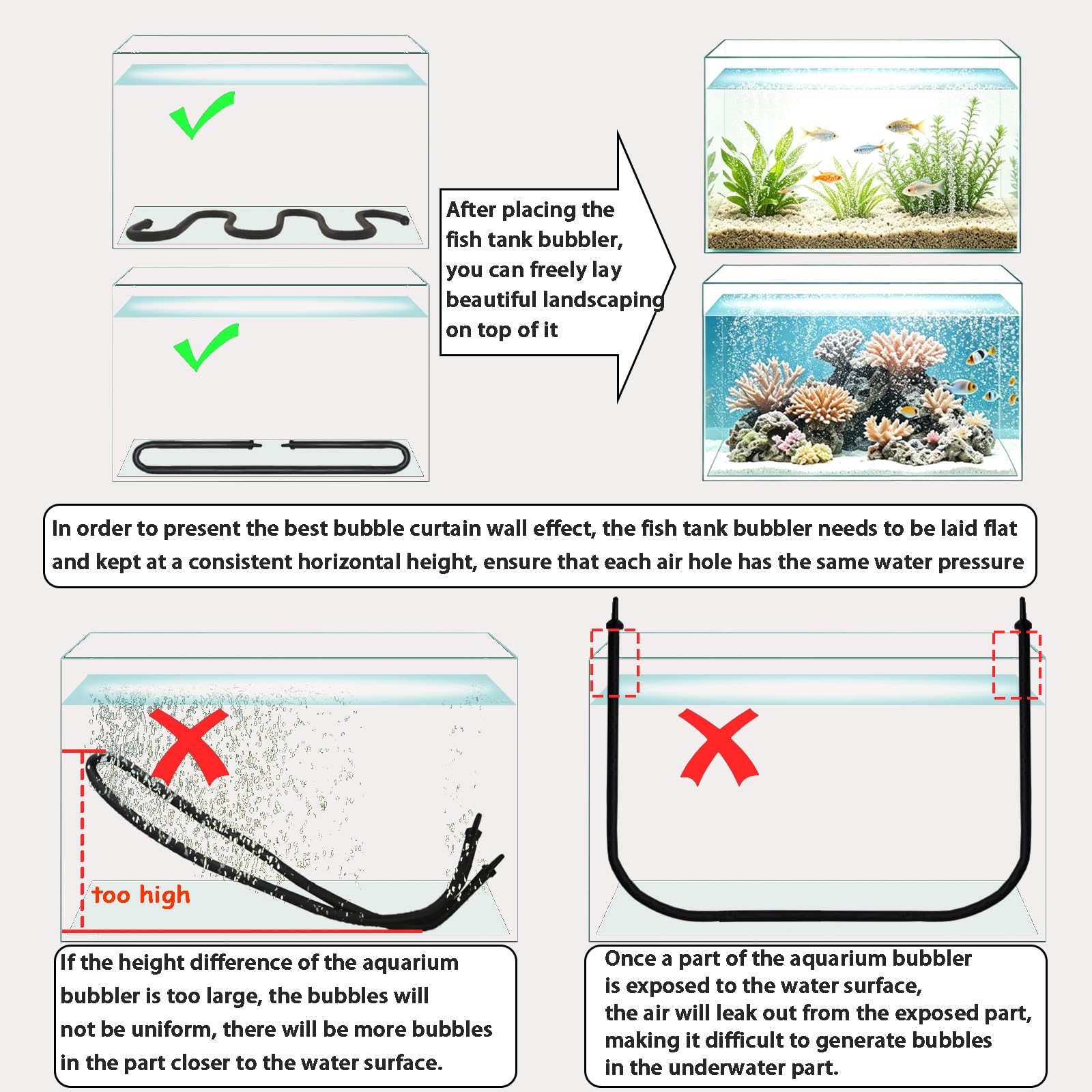 Pairwugui aquarium setup shown, ideal for home tanks.