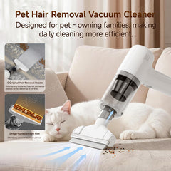 PAKEWAY pet hair removal tool removes dog and cat hair from clothing and bedding.